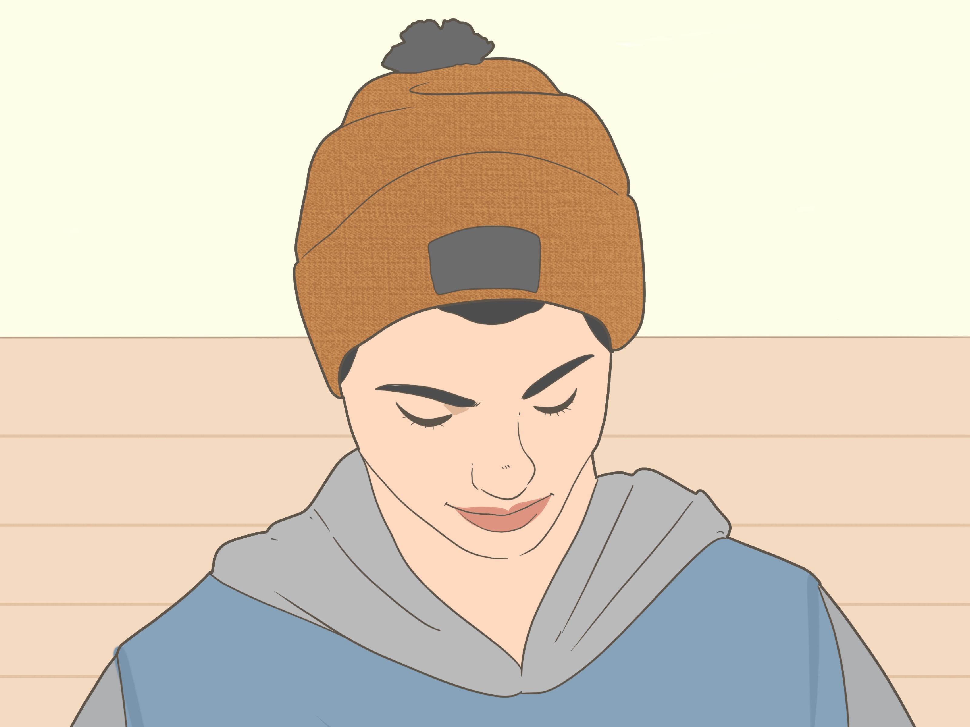Simple Ways to Wear Your Hair with a Beanie: 11 Steps