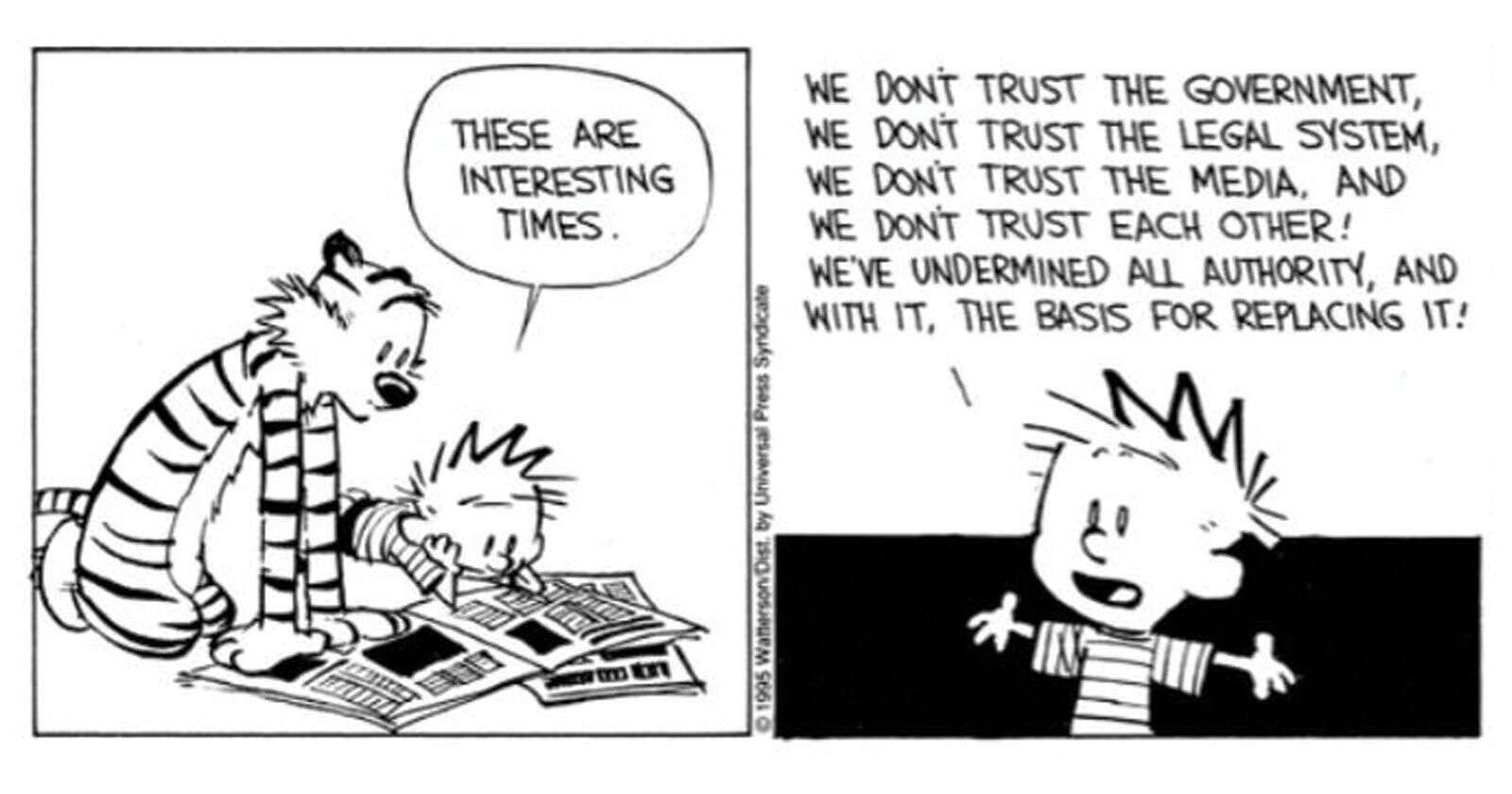 14 ‘Calvin and Hobbes’ Comics for the Comedy Hall of Fame