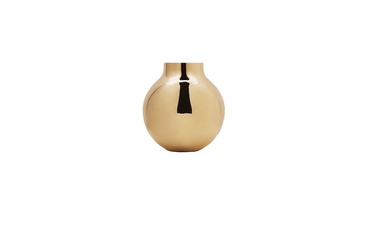 Skultuna Brass Boule Vase