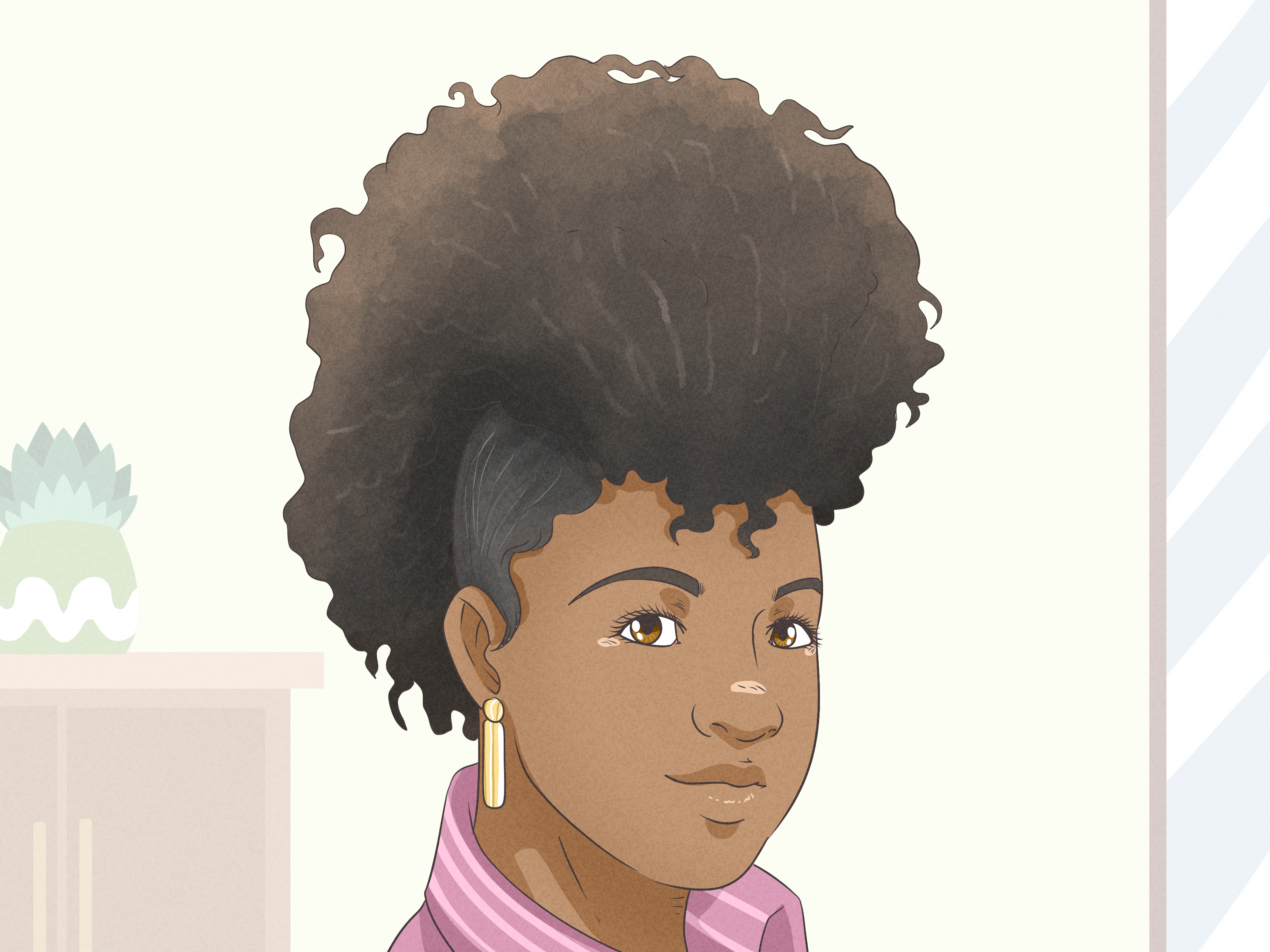 How to Grow an Afro with African American Hair: 14 Steps