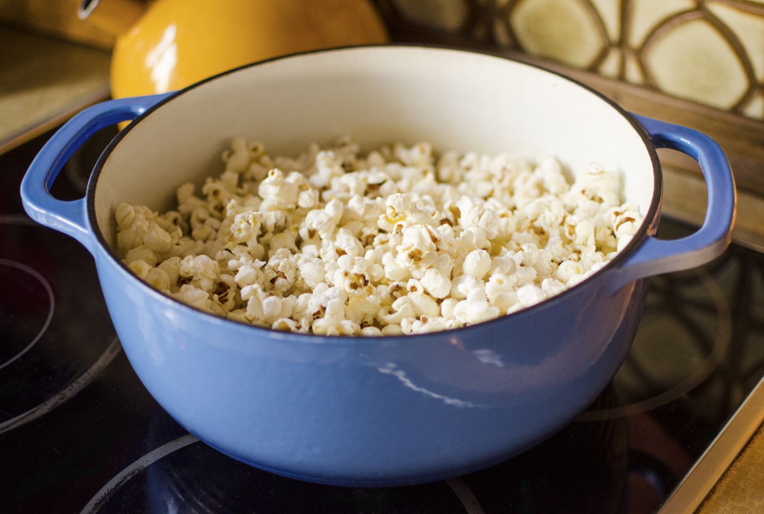Stovetop Popcorn With Olive Oil Recipe